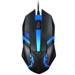 RGB LED Gaming Mouse Optical USB Wired for Desktop PC Laptop 1000 DPI UK