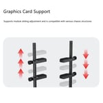 New Graphics Card Brace Support Aluminum Alloy Stable Holding Easy Installation