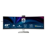 Philips 49B2U6903CH/00 PC-skjerm 124,5 cm (49") 5120 x 1440 piksler Dual QHD LCD Grå