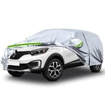 Bâche Voiture Extérieur Compatible avec Renault Captur 2013-2023, Housse de Protection Voiture Étanche Respirante Contre Pluie Soleil Poussière