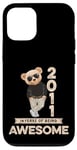 Coque pour iPhone 12/12 Pro Ours en peluche original Awesome 14e anniversaire garçon fille 2011