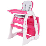 4-in-1 Baby High Chair Convertible Feeding Chair for 6-36 MonthsToddlers Gift