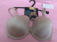 Marks & Spencer 32E new almond Smoothlines Body balcony padded t-shirt bra