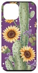 Coque pour iPhone 12 mini Violet Pop Art Pois Western Boho Léopard Tournesols