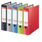 Esselte Classeur à levier Plus - polypropylène format maxi A4+ dos 8 cm coloris assortis