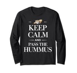 Veggie Food Lover Pass The Hummus Vegetarian Long Sleeve T-Shirt