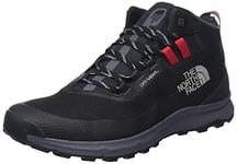 THE NORTH FACE Men's Cragstone Mid Wp Sneaker, TNF Black Vanadis Grey, 11.5 UK