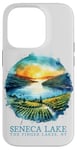 iPhone 14 Pro Seneca Lake Sunset Vineyard Finger Lakes NY Nostalgic Art Case