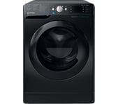 INDESIT Innex Steam Push&Go BDE 96436 KV UK 9 kg Washer Dryer - Black, Black