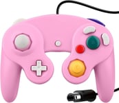 Wired Choc Classique Controller Gamepad Joystick Joypad Compatible Pour Nintendo Gamecube Ngc Wii Console Jeux Vidéo Couleur Rose