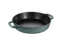 Staub Cast Iron Frying Pan with Two Handles - 26 cm, Eucalyptus