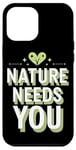 Coque pour iPhone 12 Pro Max Optimisme climatique Journée de la Terre Durabilité Green Future