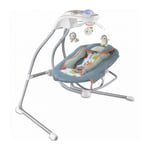 BABY MIX Bouncer Swing 2 in 1 with lights and sounds Gray