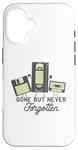 iPhone 16 Gone But Never Forgotten Funny Old Movie VHS Disk Tape TV Case