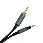 Austrian Audio HXC1M2 Câble audio avec fiche jack 3,5 mm et verrouillage par vis (longueur : 1,2 m, fermeture à baïonnette du côté récepteur, câble de connexion pour les casques HiX-50/55), Noir