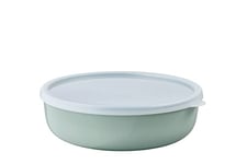 Mepal – Kitchen Storage Bowls Lumina – Food Storage containers with lid Suitable for Fridge, Freezer, steam Oven, Microwave & Dishwasher – Bowl with lid – 2000 ml – Nordic sage