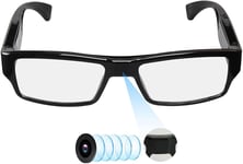 Lunettes caméra espion avec support vidéo jusqu'à 256 Go carte TF 1080p Enregistreur vidéo portable (carte TF 32 Go incluse)