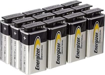 Premium Energizer 9V Industrial Disposable Battery Pack Of 12 For Use In Tool U