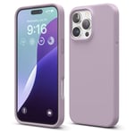 elago Compatible with iPhone 16 Pro Max Case, Premium Liquid Silicone Case, Full Body Protective Cover, Shockproof, Slim Phone Case, Anti-Scratch Soft Microfiber Lining, 6.9 inch (Soft Purple)