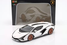 LAMBORGHINI Sian FKP 37 white/black 2019 1/18 Bburago 18-11046white/black