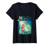 Disney The Little Mermaid Ariel and Friends T-Shirt avec Col en V