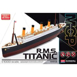 ACADEMY 14217 R.M.S. TITANIC 1:1000 MULTI COL/PARTS PLASTIC MODEL KIT