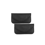 Lot de 2) Sacs de protection des signaux des clés de voiture Sacs de protection des signaux rfid, sacs antivol Faraday pour clés de voiture et sacs