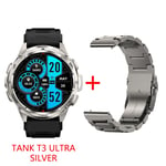 2024 Original KOSPET TANK T3 Ultra GPS Smart Watch Men Smartwatch 470Mah Digital