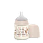 Suavinex, Biberon 150 ml. Biberon avec Tétine Symétrique SX Pro en Silicone à Débit Lent (S), avec Valve Anti-Colique. Silicone Fin Ultra-Doux. Bébés +0 Mois et Nouveau-nés, Wonderland Rose