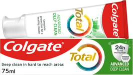 Colgate Total Advanced Deep Clean Toothpaste 75Ml | Cleans Deep in Hard to Reach