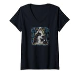 Womens Def Leppard - Hysteria Vintage V-Neck T-Shirt