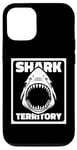 Coque pour iPhone 12/12 Pro Shark Territory Whale Hammerhead White Lover Shark