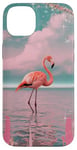 Coque pour iPhone 14 Plus Flamant rose mignon pour femmes filles flamants roses oiseaux