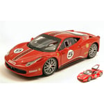 FERRARI 458 CHALLENGE 2009 1:24 Burago Auto Competizione Die Cast Modellino