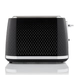 Swan Elegance 4 Slice Toaster with 7 Browning Levels 2100W, Black - ST19025BLK