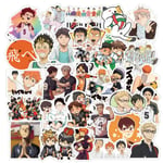 50pcs Japanese Anime Stickers Volleyball Laptop Skateboard Lugga One Size