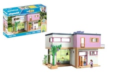 PLAYMOBIL 71607 myLife: Living House with winter garden, with two figures and a sticker sheet, made from over 80% recycled and bio-based materials, detailed play sets suitable for children ages 4+