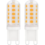 Ampoule Led G9 Blanc Chaud 2700k, 350 Lumens, Ampoule G9 2,5 W Correspond à Lampe HalogèNe 30-35 W, Pas De Scintillement Des Lampes Led G9, Angle De