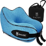 SNUGL Oreiller De Voyage (Enfants, Bleu Corail)