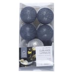 Guirlande Lumineuse Led "Boule" 360cm Bleu & Gris