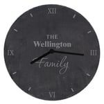 Personalised Kitchen Slate Clock Wedding New Home Anniversary Design Gift Ideas