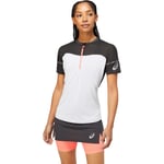 Asics Women's Fujitrail Top Graphite Grey/Brilliant White, XS