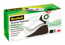 Scotch™ tapedispenser c60, sølv + scotch® magic™ usynlig tape, 19 mm x 33 m, 1 rull/pakke