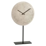 Horloge sur Pied en Métal "Matia" 41cm Argent