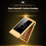 2G Gsm Flip Mobile Phone For Elderly Dual Display 3.0 Inch Big Button Cell Part