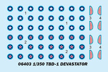 Trumpeter 1/350 TBD-1 DEVASTATOR - 06403 - Kit de modélisation