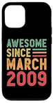 Coque pour iPhone 12/12 Pro Cadeau d'anniversaire génial depuis mars 2009