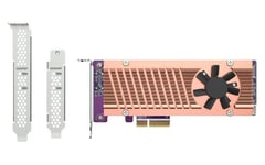 QNAP QM2-2P-344A - Diskkontroller - PCIe - PCIe 3.0 x4