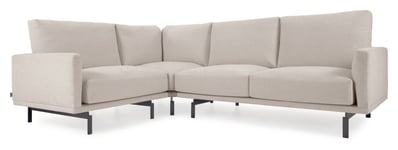 Kave Home Galene 3-pers. Hjørnesofa, 207x267, Beige chenille