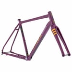 Kinesis Tripster AT Gravel Bike Frameset With Columbus Forks - Dark Plum / 60cm